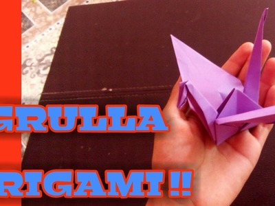 Como hacer una grulla de papel. Origami Craft
