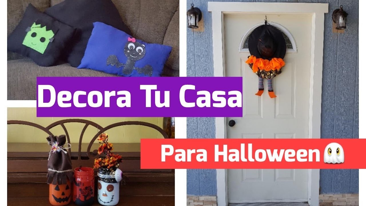 Decora tu Casa para Halloween-Ideas Faciles y Economicas-DIY