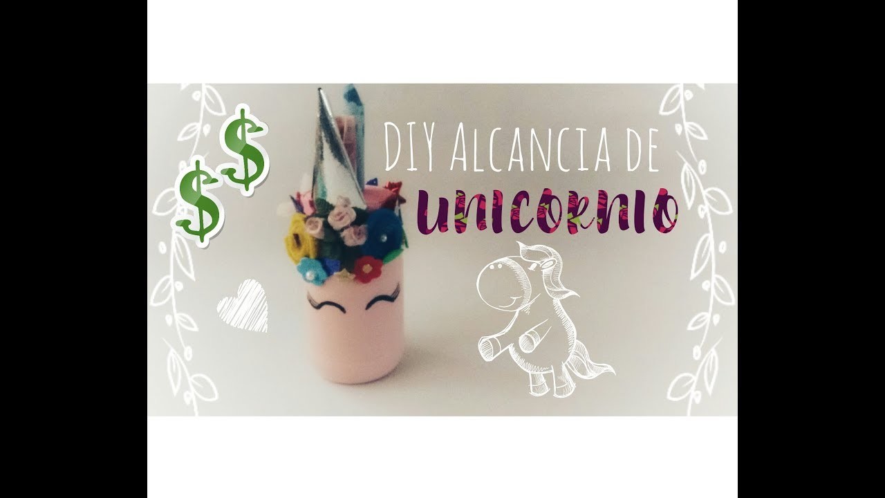 DIY Alcancía de Unicornio. DIY Unicorn Coin Bank | BALALAB ♥
