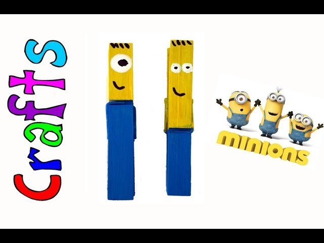 DIY Como decorar Pinzas Minions | DIY How to decorate Minions Tweezers