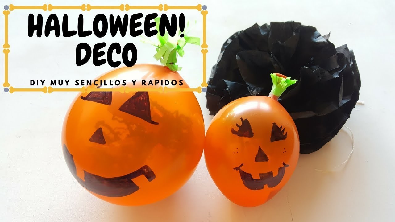 DIY DECO PARA NIÑOS EN HALLOWEEN I