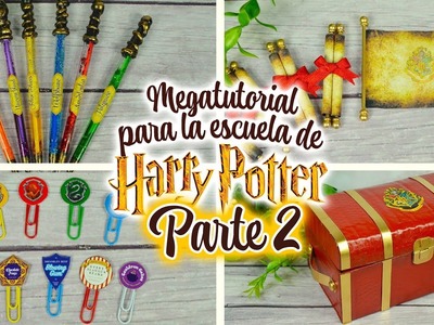 DIY Harry Potter (Regreso a clases) PARTE 2. School Supplies | MEGATUTORIAL DREEN