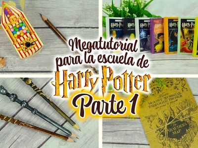 DIY Harry Potter (Regreso a clases) PARTE 1. School Supplies | MEGATUTORIAL DREEN