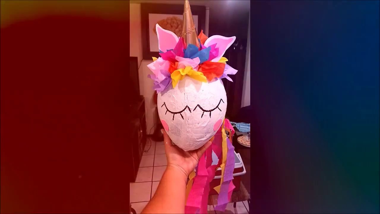 DIY|| Piñata Unicornio.