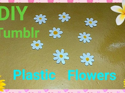 DIY Tumblr Plastic Flowers ????