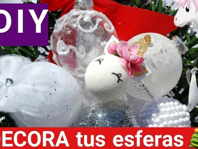 #diybling ESFERAS GLAMUROSAS. BLING CHRISTMAS BULD DIY