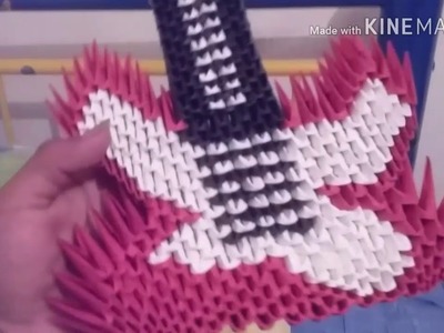 Guitarra Eléctrica origami 3D