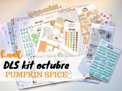 Haul scrapbooking | Kit octubre Document Life Stories: Pumpkin Spice | Scrapeando con Rocío