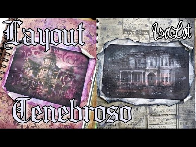 Layouts vintage, Mansiones abandonadas | Scrapbooking