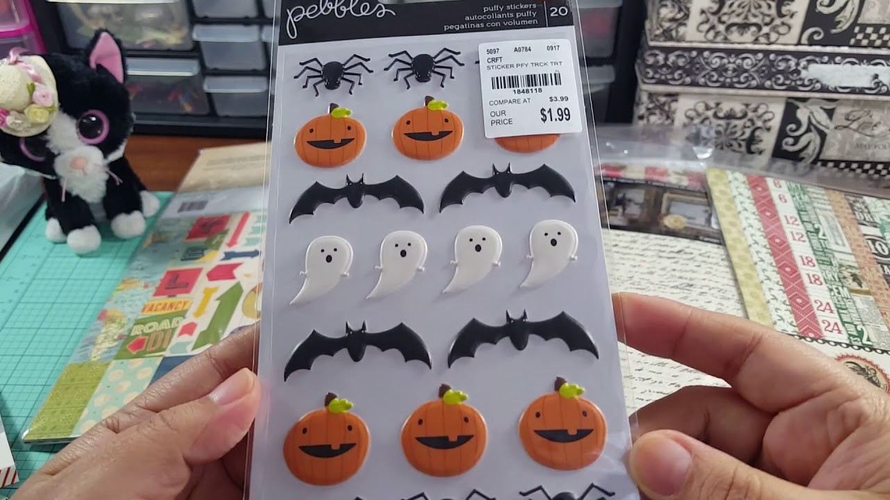 Mis Compras de Halloween y Scrapbook kit Navidenos