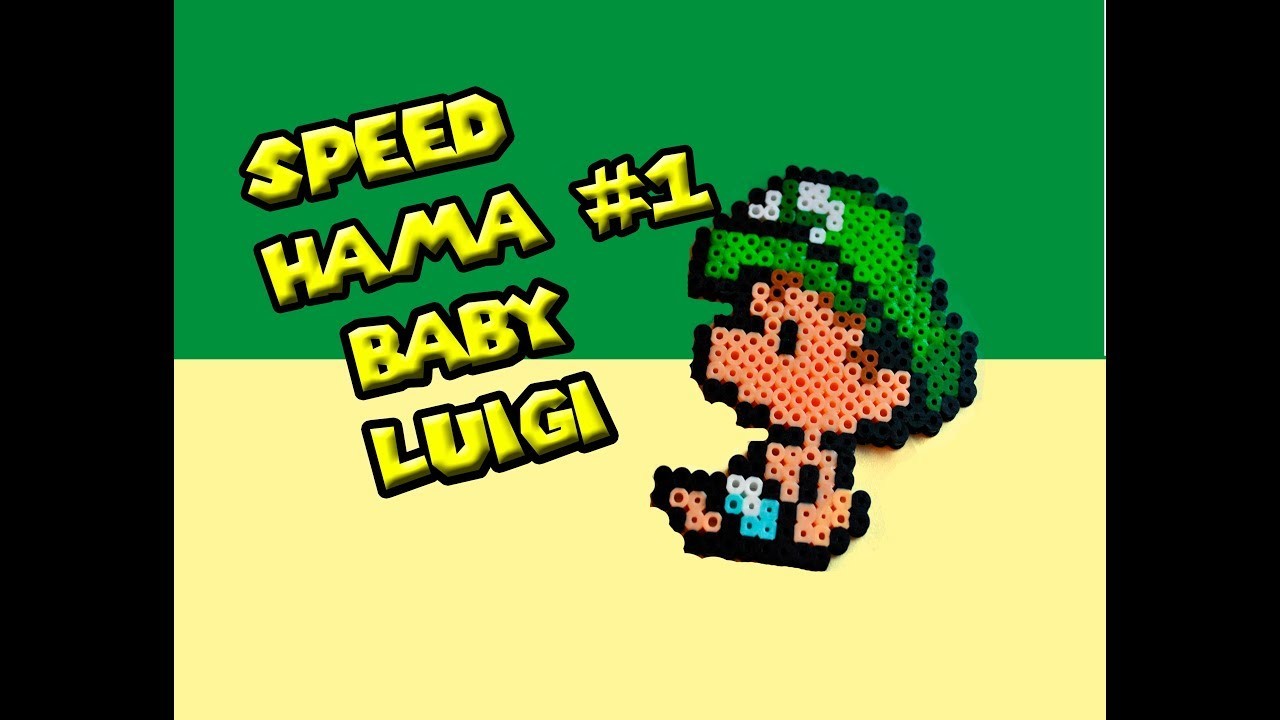 SPEED HAMA  BEADS #1. BABY LUIGI