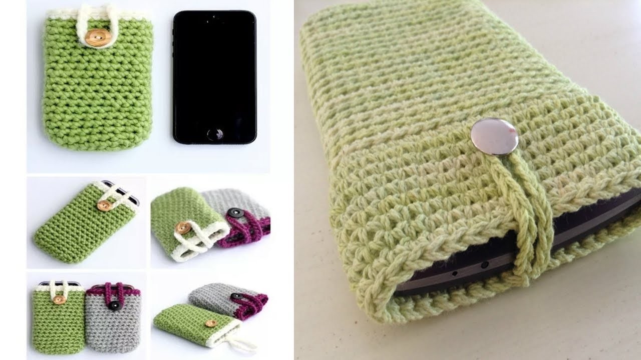 TEJIDOS: FUNDAS PARA CELULARES A CROCHET
