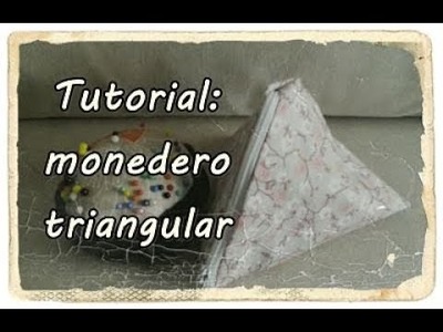 #Tutorial: coser un monedero triangular