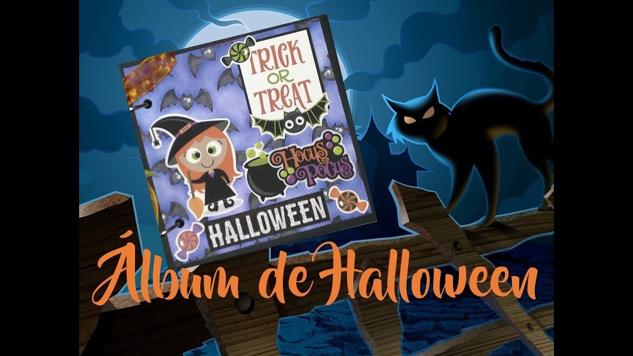 TUTORIAL DIY MINII ÁLBUM DE HALLOWEEN