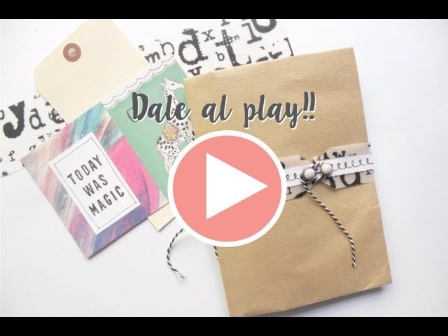 Tutorial Scrapbooking: Crea un Mini-álbum desestructurado por Xènia Crafts