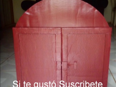 Zapatero de cartón. Cardboard shoe organizer