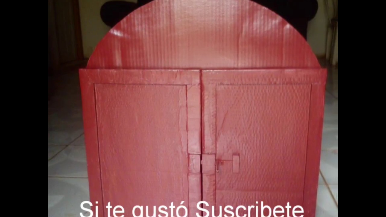 Zapatero de cartón. Cardboard shoe organizer