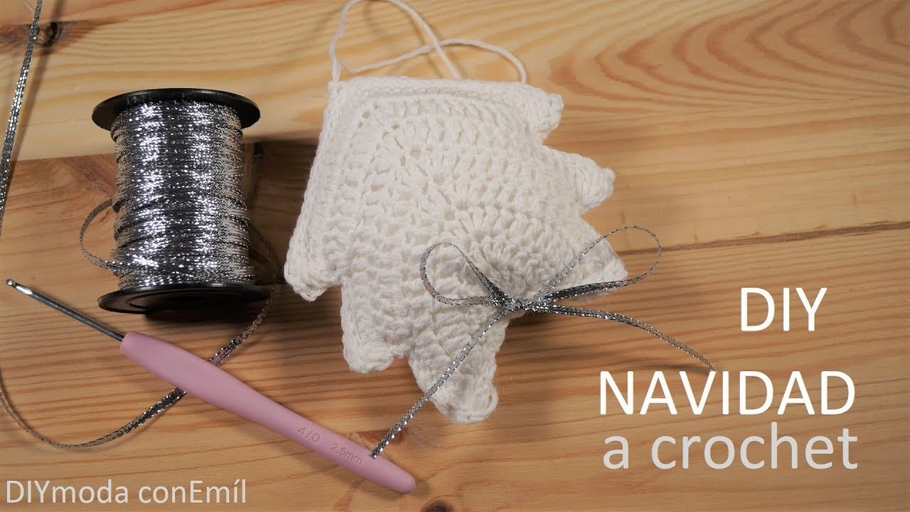 Adorno de navidad a crochet árbol paso a paso