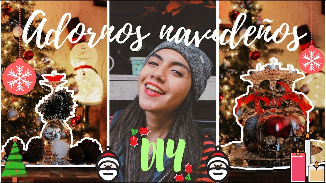 ADORNOS NAVIDEÑOS FACILÍSIMOS | DIY ♡
