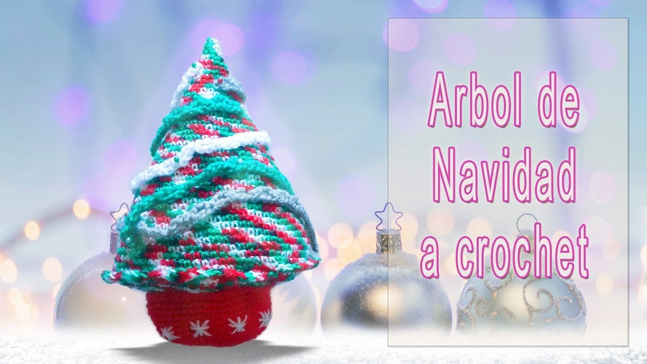 Árbol de Navidad a crochet amigurumi muy fácil