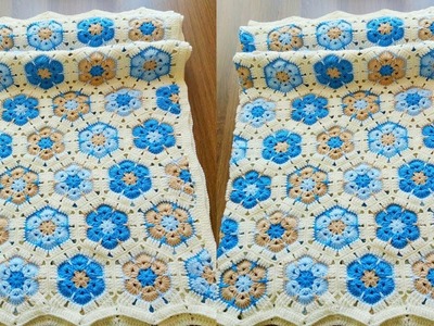 COLCHA, COBIJA, MANTA - TEJIDO FÁCIL A CROCHET