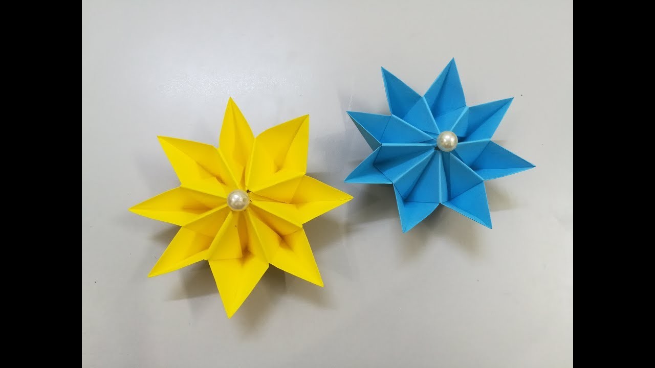 Cómo hacer Flores de papel - paper flowers - Paper crafts - Flores