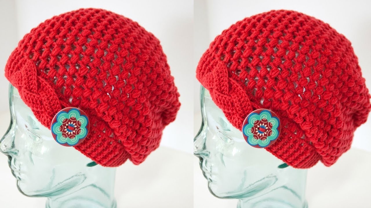 COMO HACER GORRO -- TEJIDO A CROCHET