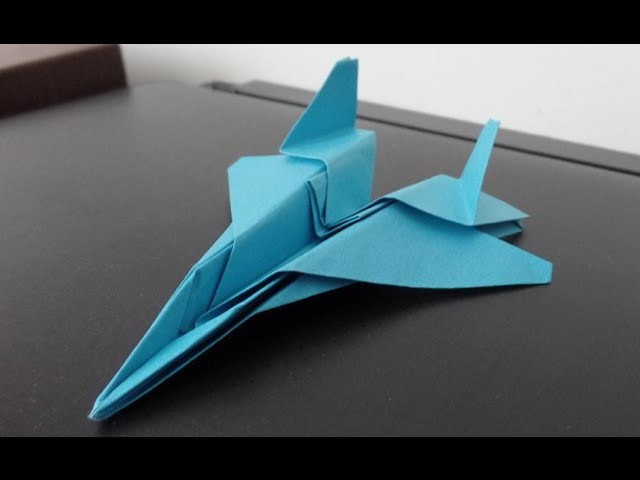 Como hacer un avión F15 de papel - Loveluzlop