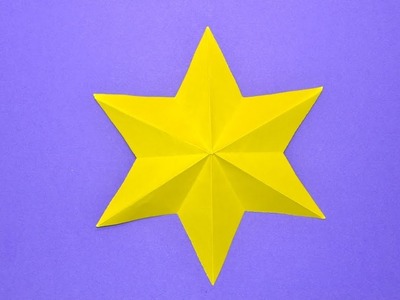 Como hacer una estrella de papel facil