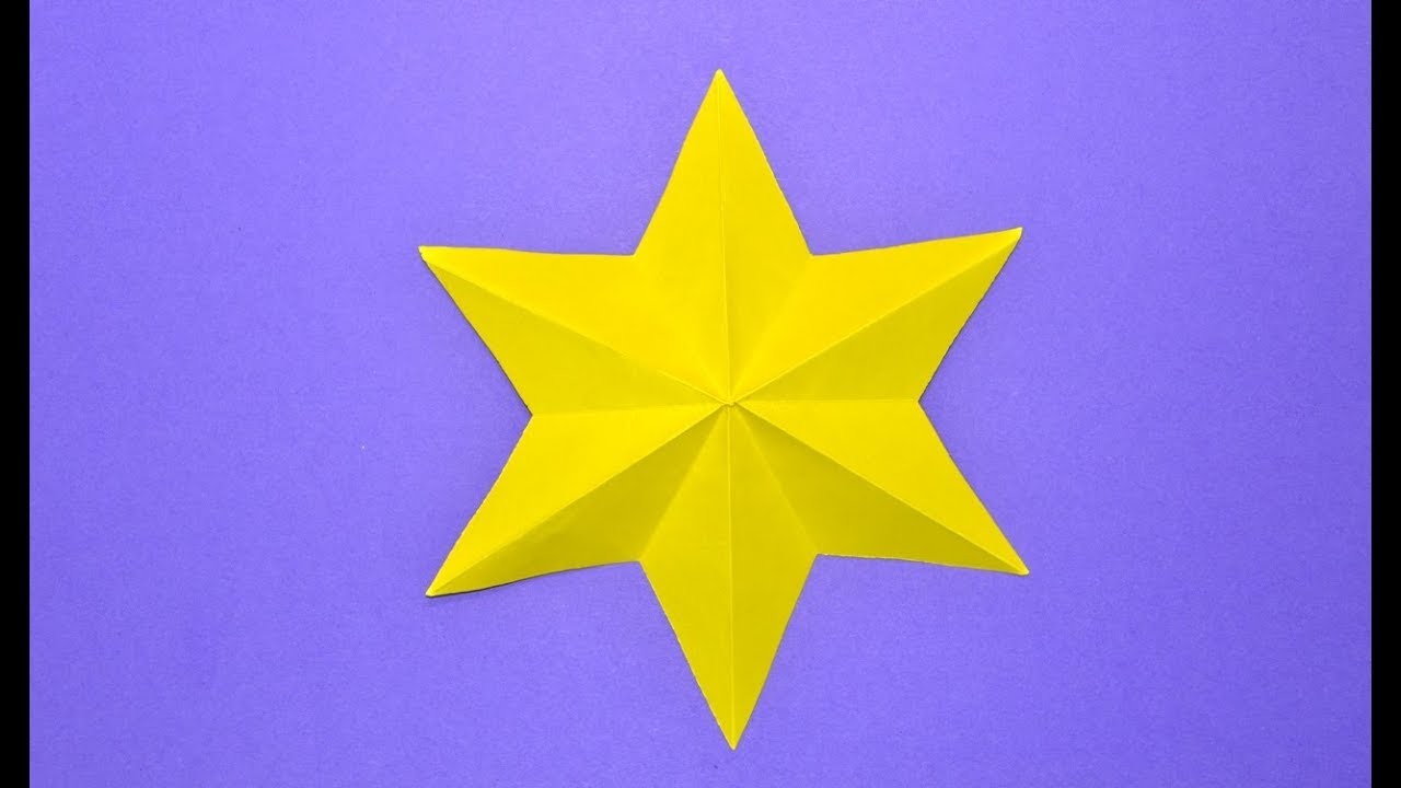 Como hacer una estrella de papel facil