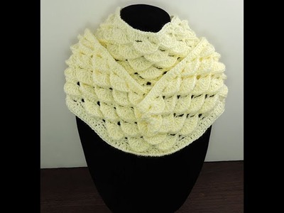 Crochet: Bufanda Infinita en Relieve # 2