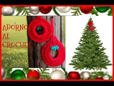Diy-adorno navideño en crochet-GANCHILLO.TUTORIAL paso a paso