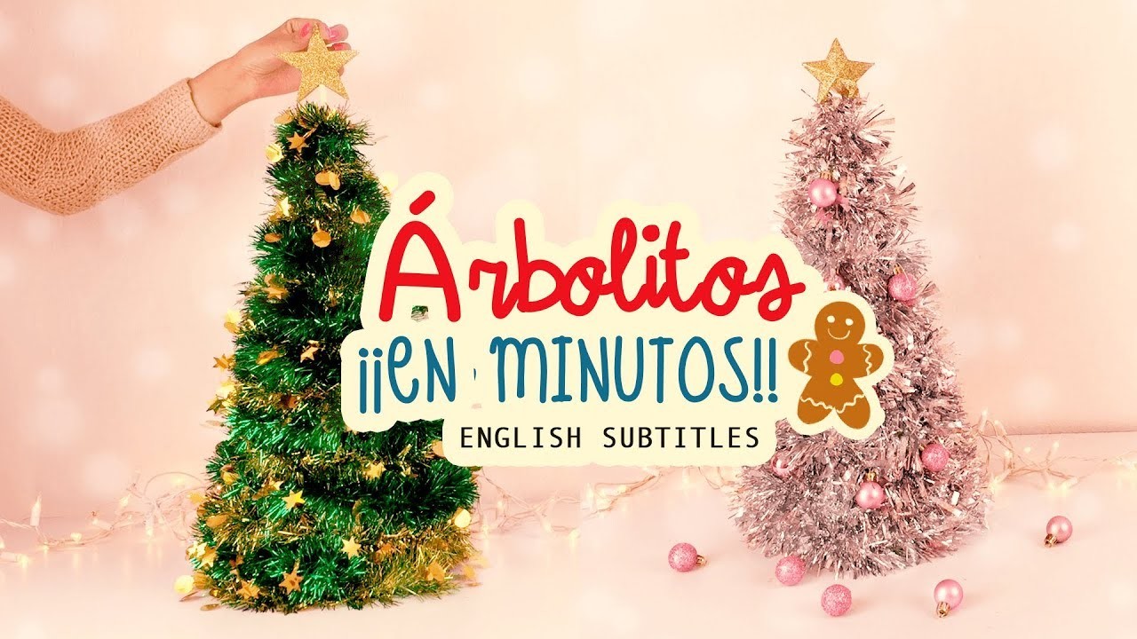 DIY ÁRBOLITOS DE NAVIDAD ¡¡EN MINUTOS!! |mini-DIY Navideño|#ChristmasTime | COOKIES IN THE SKY