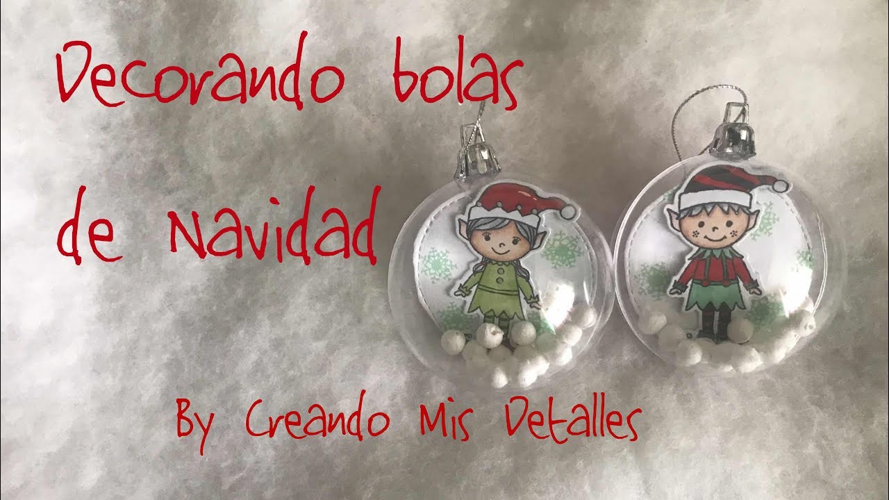 DIY Como decorar una bola de Navidad (esfera navideña)