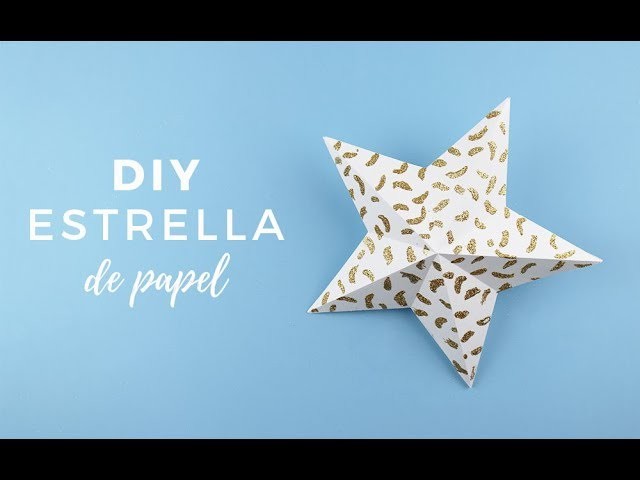 DIY Estrella de Navidad con papel | Bluca