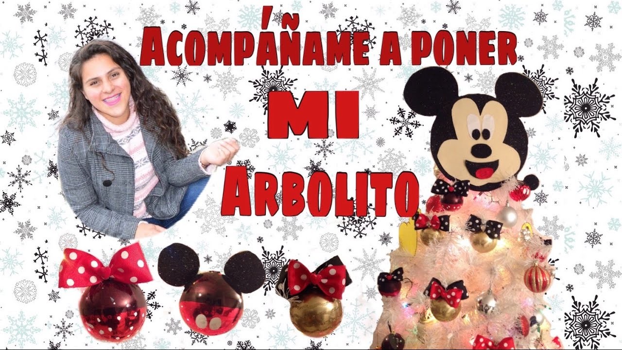 DIY Ideas para decorar tu arbolito de navidad | Mickey Mouse | isoymoron  ♥