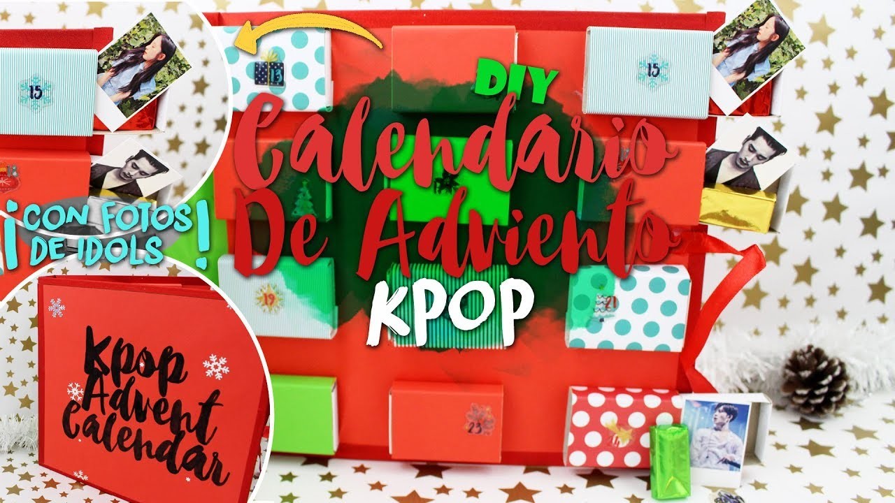 DIY KPOP: Calendario de Adviento KPOP |K-freak| EXO, BTS, 2PM, FTISLAND, SVT, BTOB, ETC. 