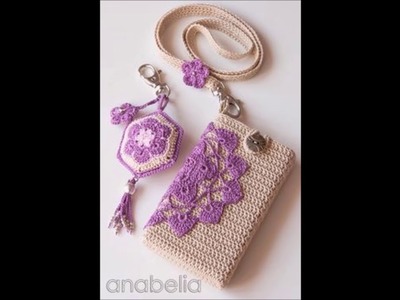 Fundas de móvil o smartphone a crochet o ganchillo tejidas a mano