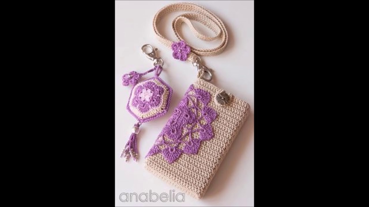 Fundas de móvil o smartphone a crochet o ganchillo tejidas a mano
