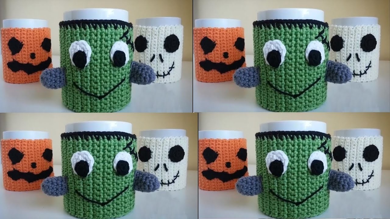 FUNDAS PARAS TASAS TEJIDOS A CROCHET