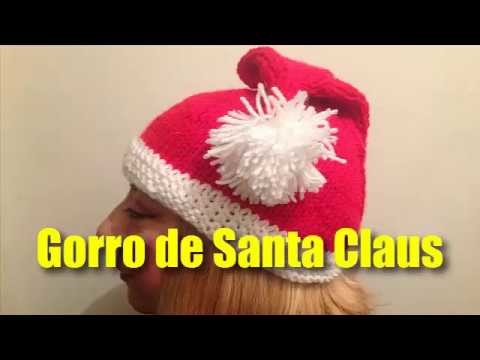 Gorro de Santa Claus para Navidad (Tutorial DIY)