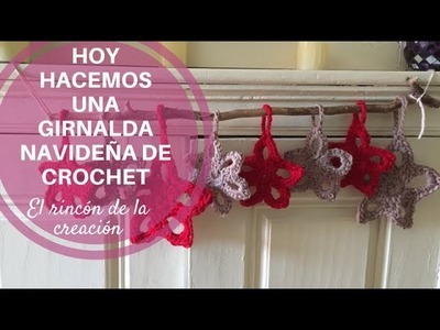 Guirnalda Navideña de Crochet