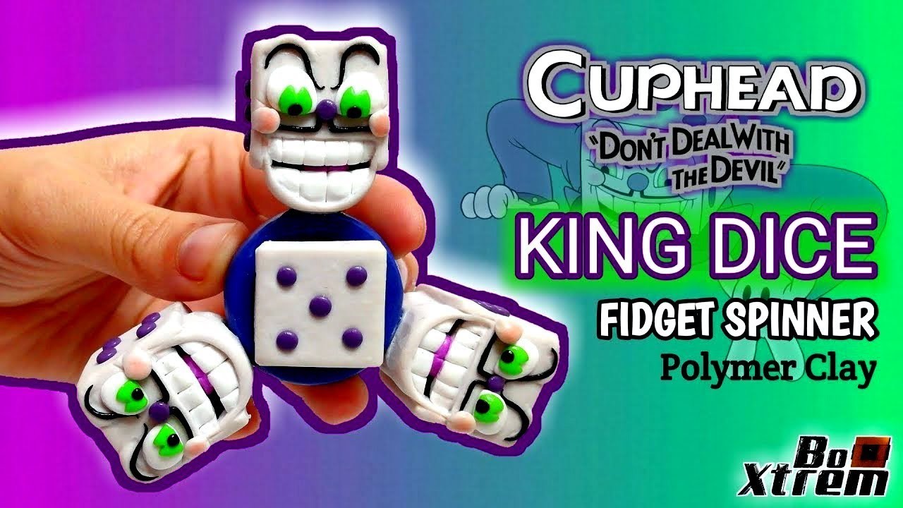 KING DICE SPINNER | CupHead | Polymer Clay Tutorial