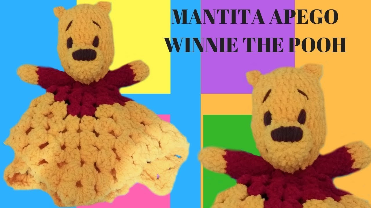 ????MANTITA DE APEGO ????????WINNIE THE POOH  ????????- DIY - BEBÉS????