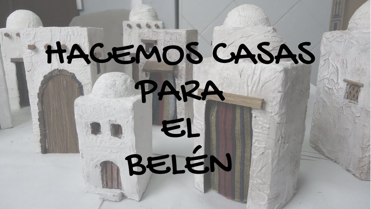 Manualidades de NAVIDAD ???? Hacemos CASAS para el BELÉN