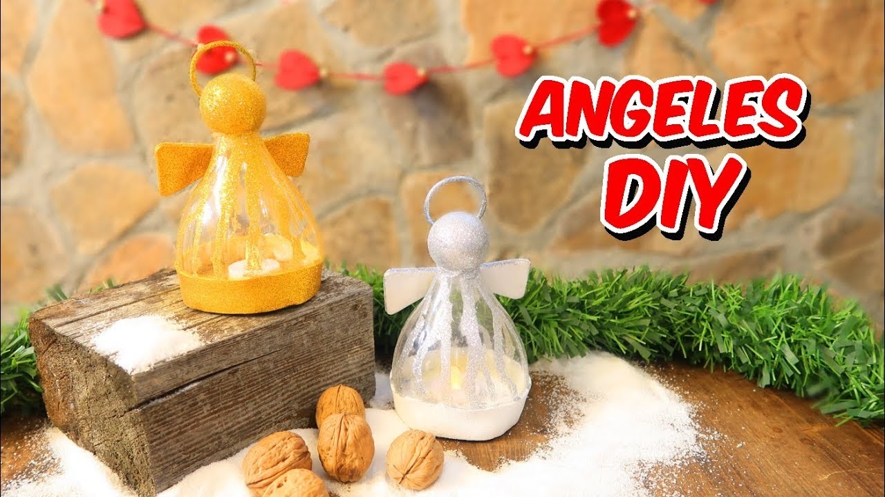 MANUALIDADES PARA NAVIDAD   ANGELITOS   DIY