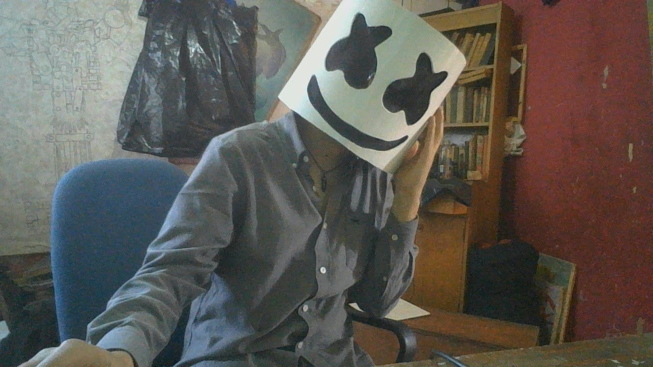 Marshmello Helmet DIY ( tutorial)