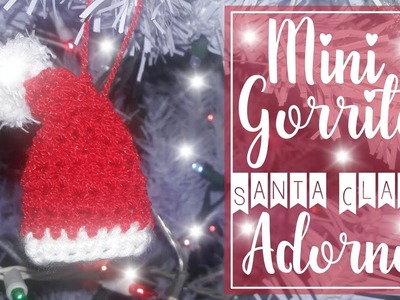 Mini Gorrito Santa Claus | Tejido A Crochet