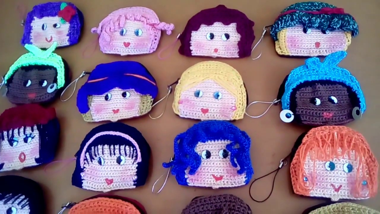 MONEDEROS. coin purses  crochet