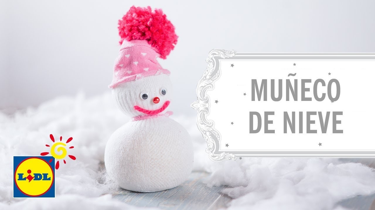 Muñeco de Nieve -  Manualidades DIY Navidad